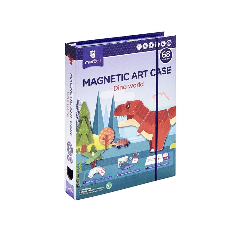 GENERICO - ESTUCHE DE ARTE MAGNÉTICO CON DINOSAURIOS - EDUCATIVO
