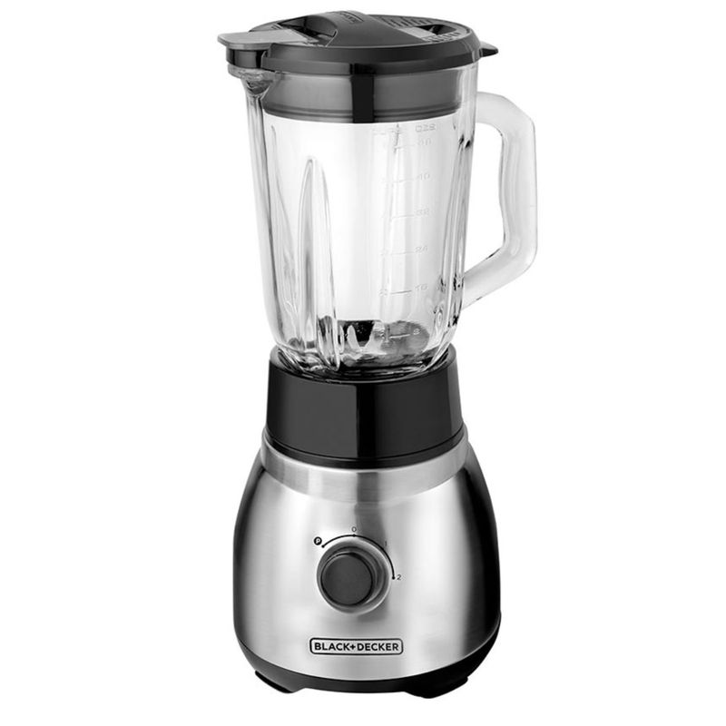 BLACK+DECKER - Licuadora BLACK+DECKER Tricuadora BL1650S Plateado.
