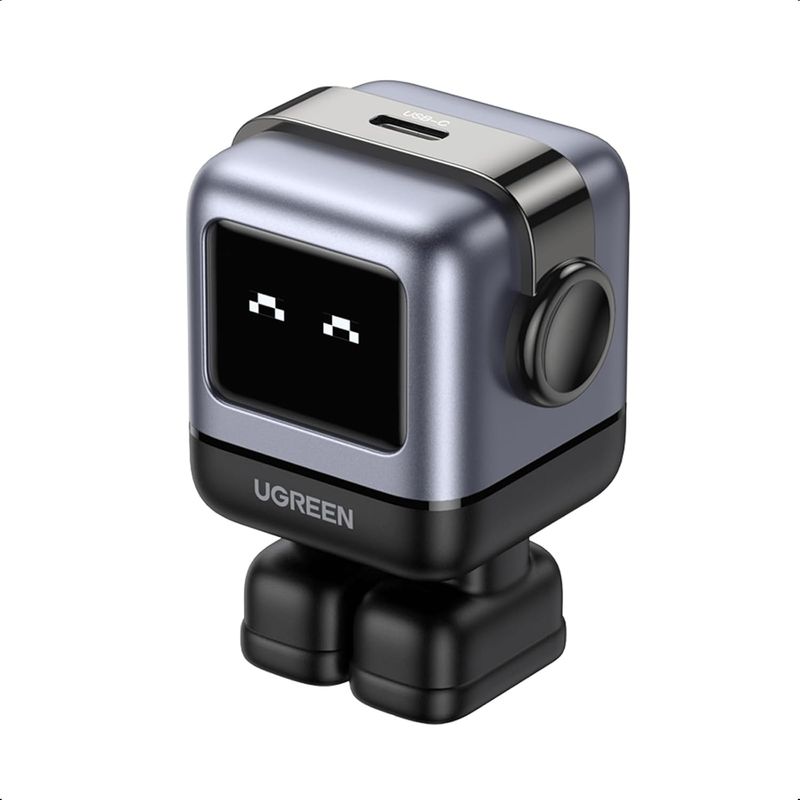 UGREEN - Cargador Mini GaNRobot 30W Gris Spacial