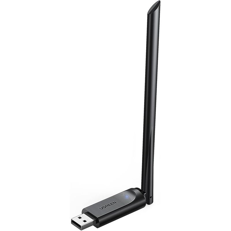 UGREEN - Adaptador USB inalámbrico AC650 de doble banda y alta ganancia