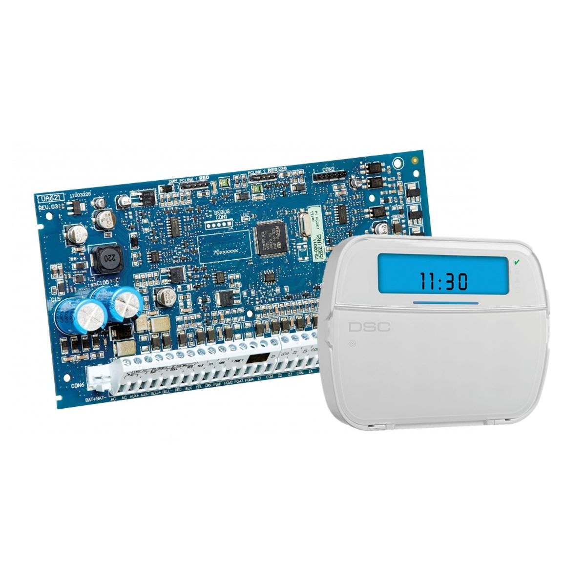 DLP - KIT PANEL NEO 32 ZONAS HS2032 + TECLADO NEO HS2LCN DSC ALARMA