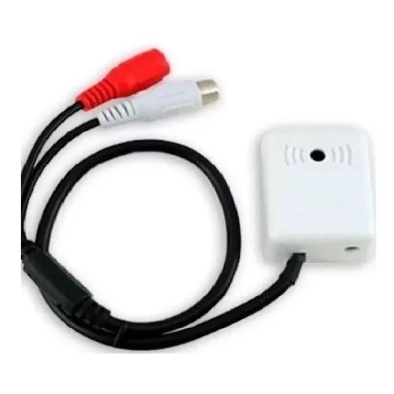 GENERICO - MICROFONO PARA CCTV CUADRADO ALTA DEFINIDAD