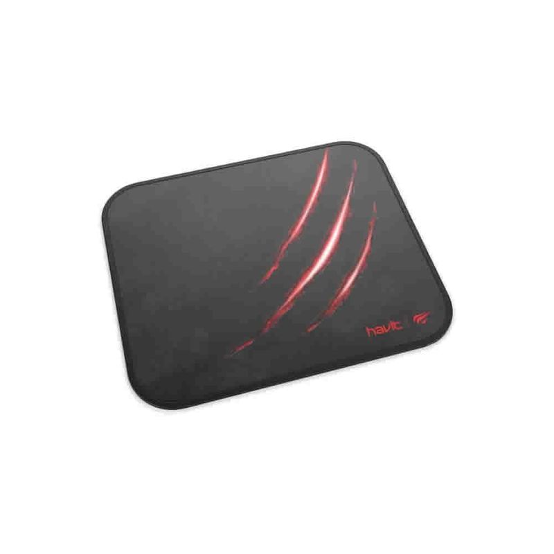 HAVIT - PAD MOUSE GAMER HAVIT 21 X 25CM X 3MM GOMA TELA NEGRO
