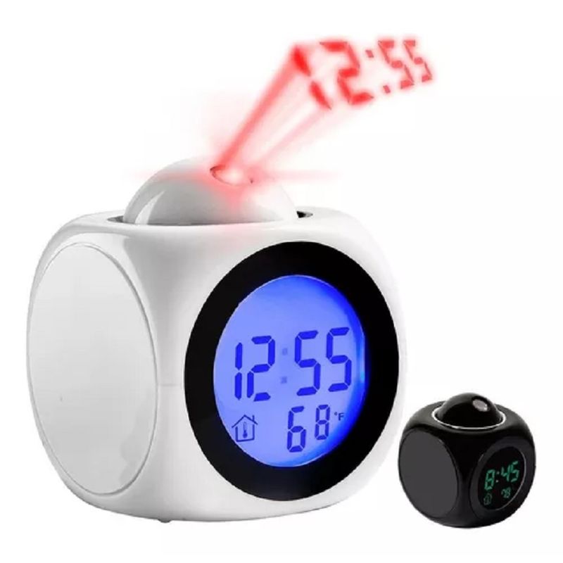 GENERAL - Reloj Alarma Digital Con Proyector