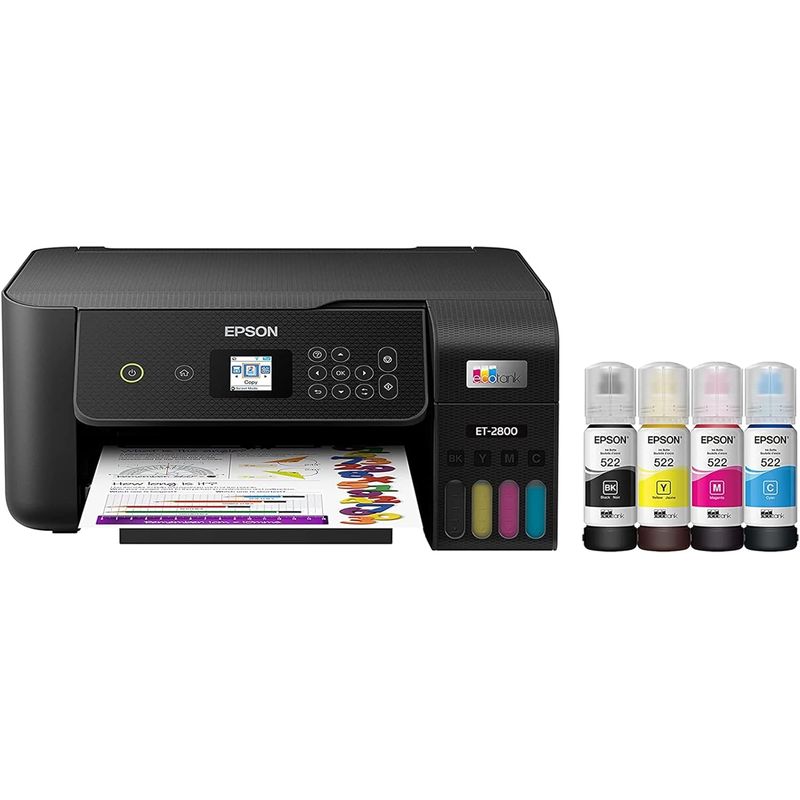 EPSON - Impresora Multifuncional Epson EcoTank ET-2800, Inalámbrica