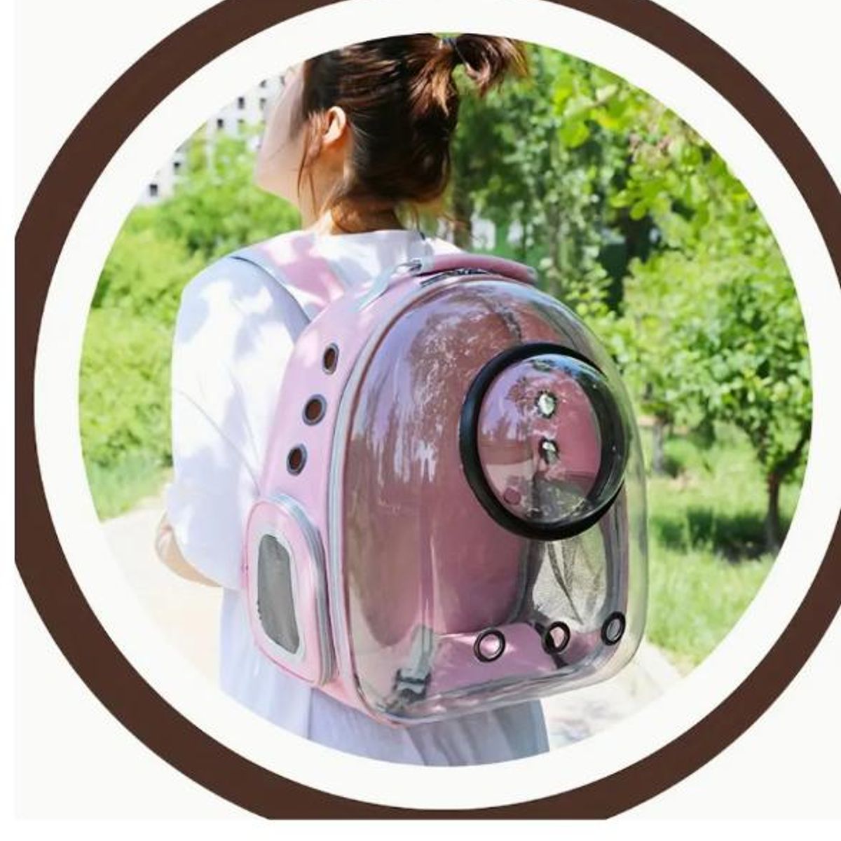 GENERICO - Maleta Cápsula Morral Para Gato -