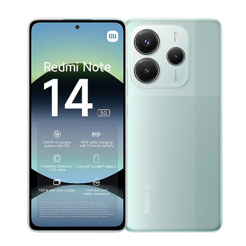 XIAOMI - Celular Xiaomi Redmi Note 14 5G 256GB 8GB RAM Verde