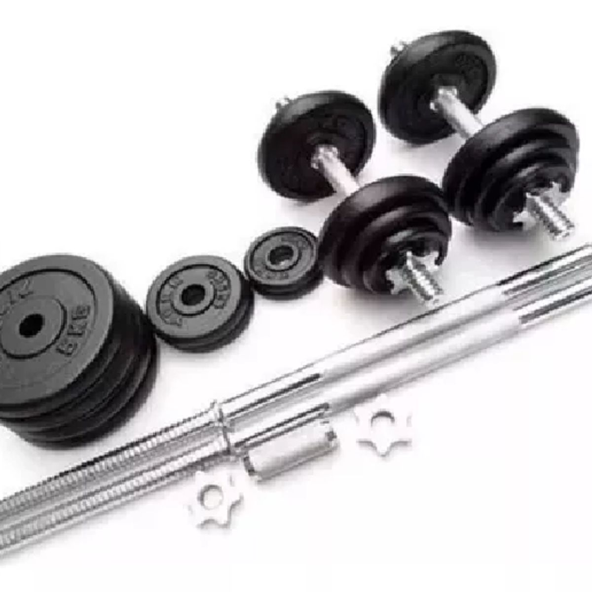 GENERICO - Kit De Mancuernas 50 Kg Con Estuche