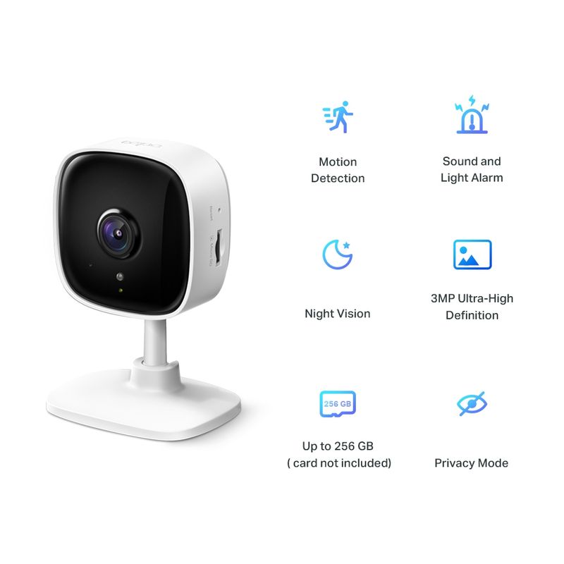 TP LINK - Cámara Tp-link De Seguridad Wifi Full Hd Audio Tapo C110
