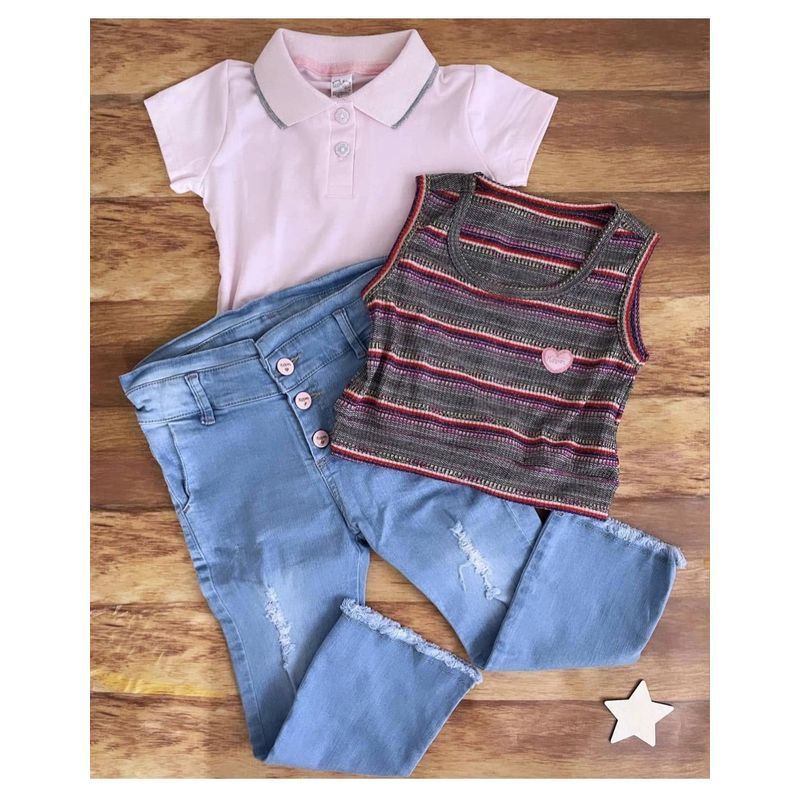 BABY BEE - Conjunto  Niña,  Ropa Niña, Ropa Bebé, Vestido Niña._.