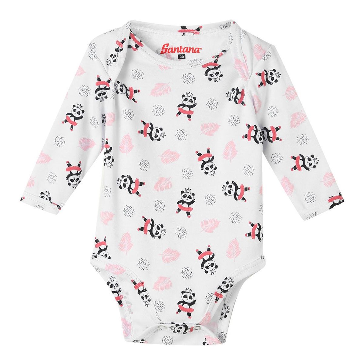 SANTANA - Body Bebé Manga Larga Niña Melón