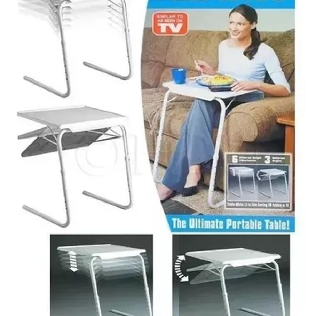 GENERAL - Mesa table mate ii ajustable multiusos portátil plegable