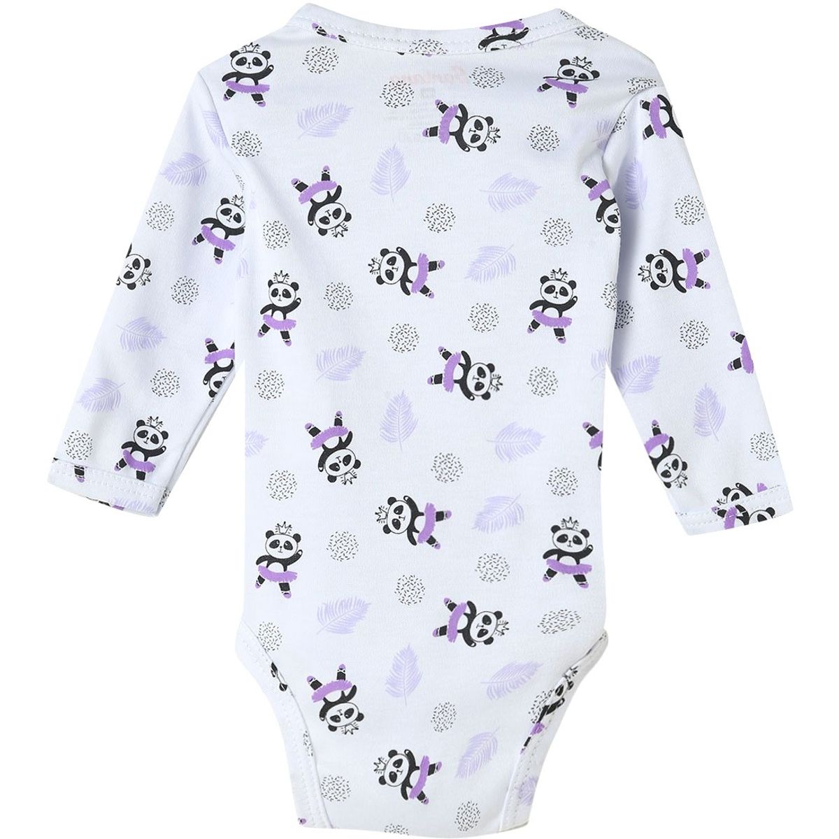 SANTANA - Body Bebé Manga Larga Niña Morado