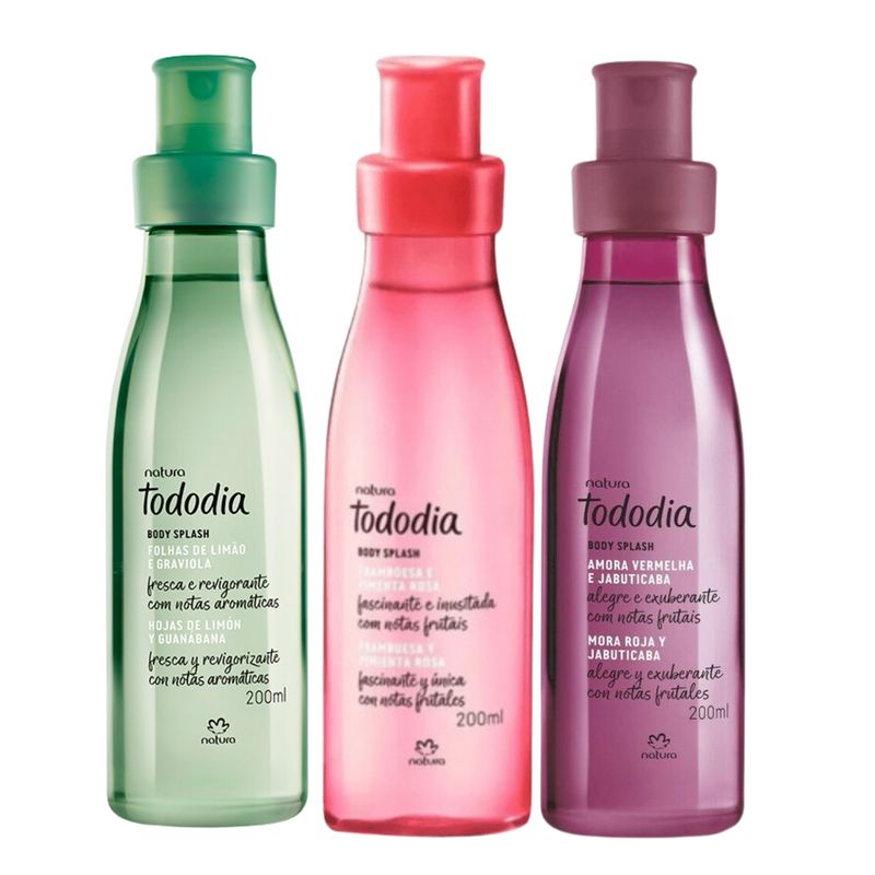 NATURA - Natura Tododia KIT X3 Limon Frambuesa Mora
