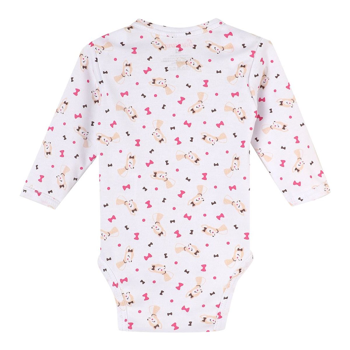 SANTANA - Body Bebé Manga Larga Niña Beige