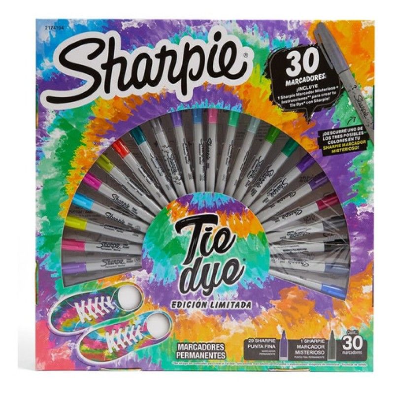 SHARPIE - Caja De Marcadores Sharpie X30 Permanente