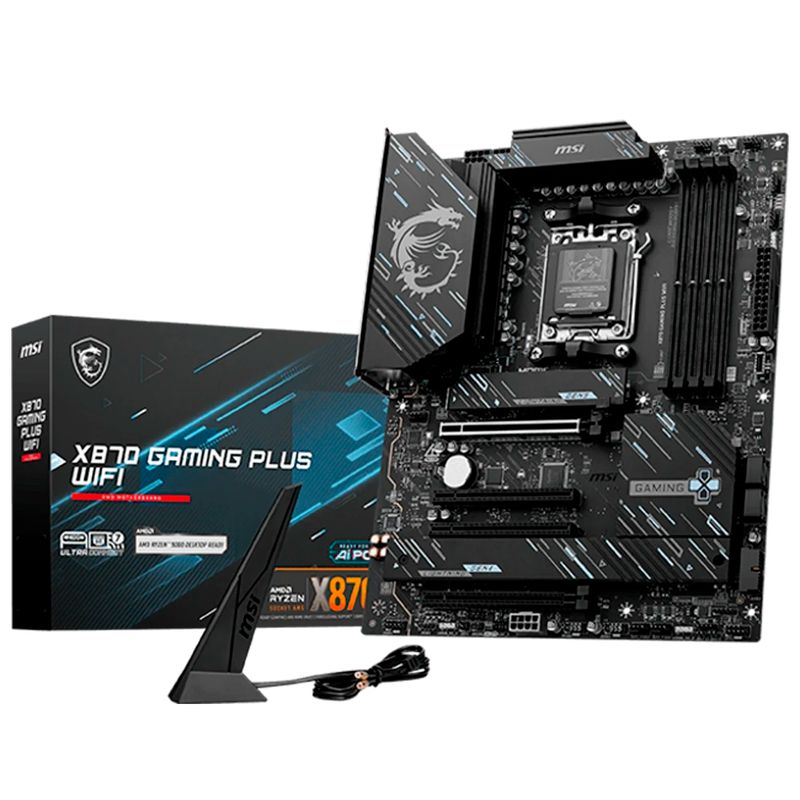 MSI - Board MSI X870 GAMING PLUS WIFI Socket AM5