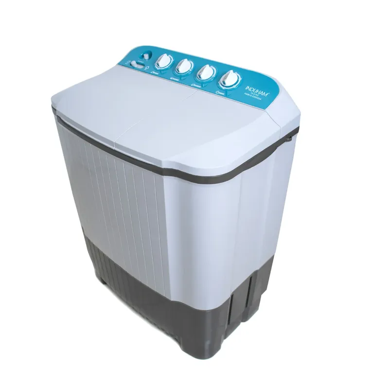 INDUHAM - LAVADORA SEMIAUTOMÁTICA DOBLE TINA 10 KGS MARCA INDUHAM HAM10-2208SA COLOR BLANCO 110V