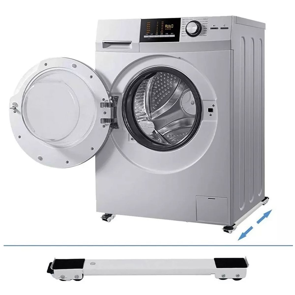 GENERICO - Soportes Moviles Ajustables Para Lavadoras nevera