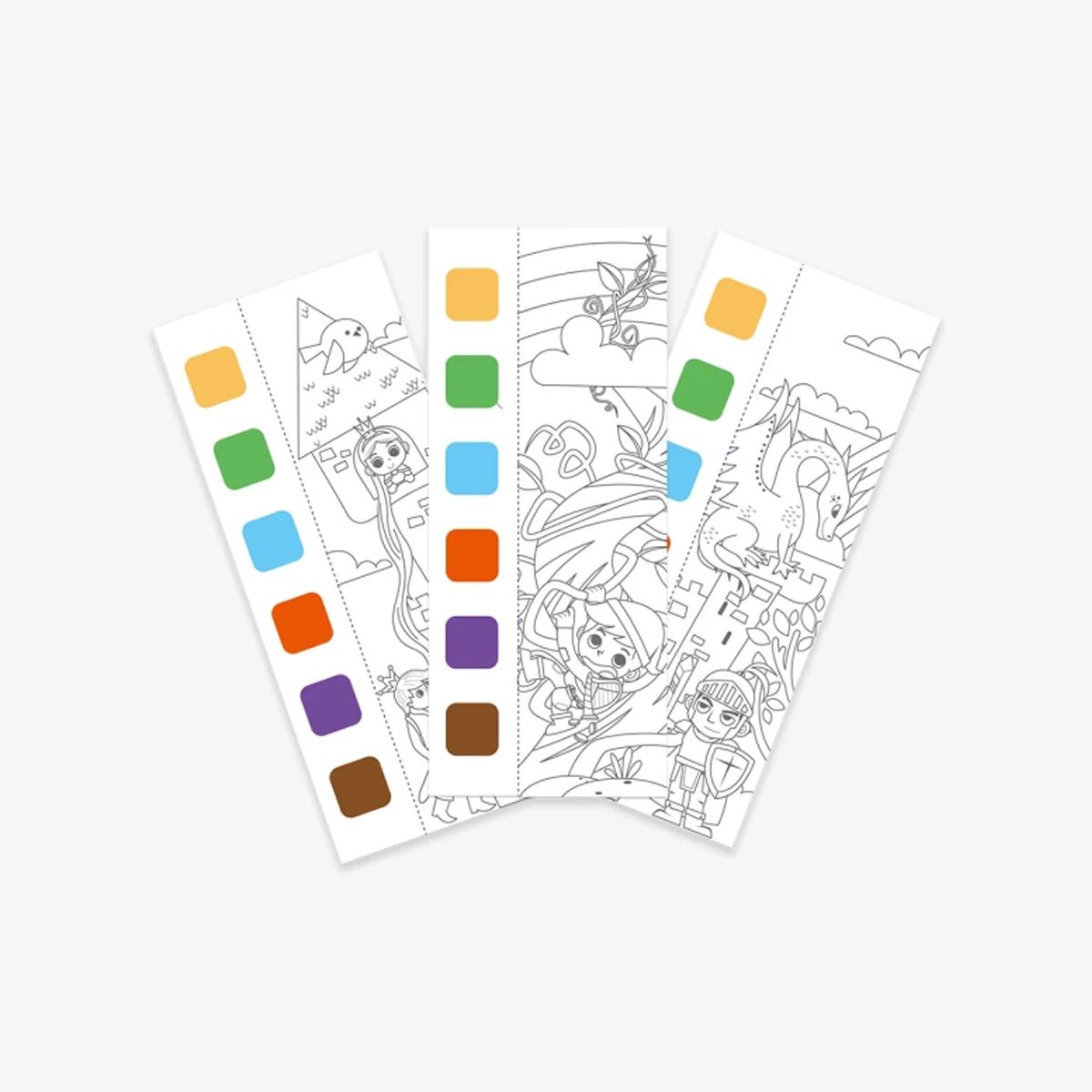 GENERICO - LIBRO DE PINTURA ACUARELA PARA NIÑOS DE BOLSILLO - HADAS