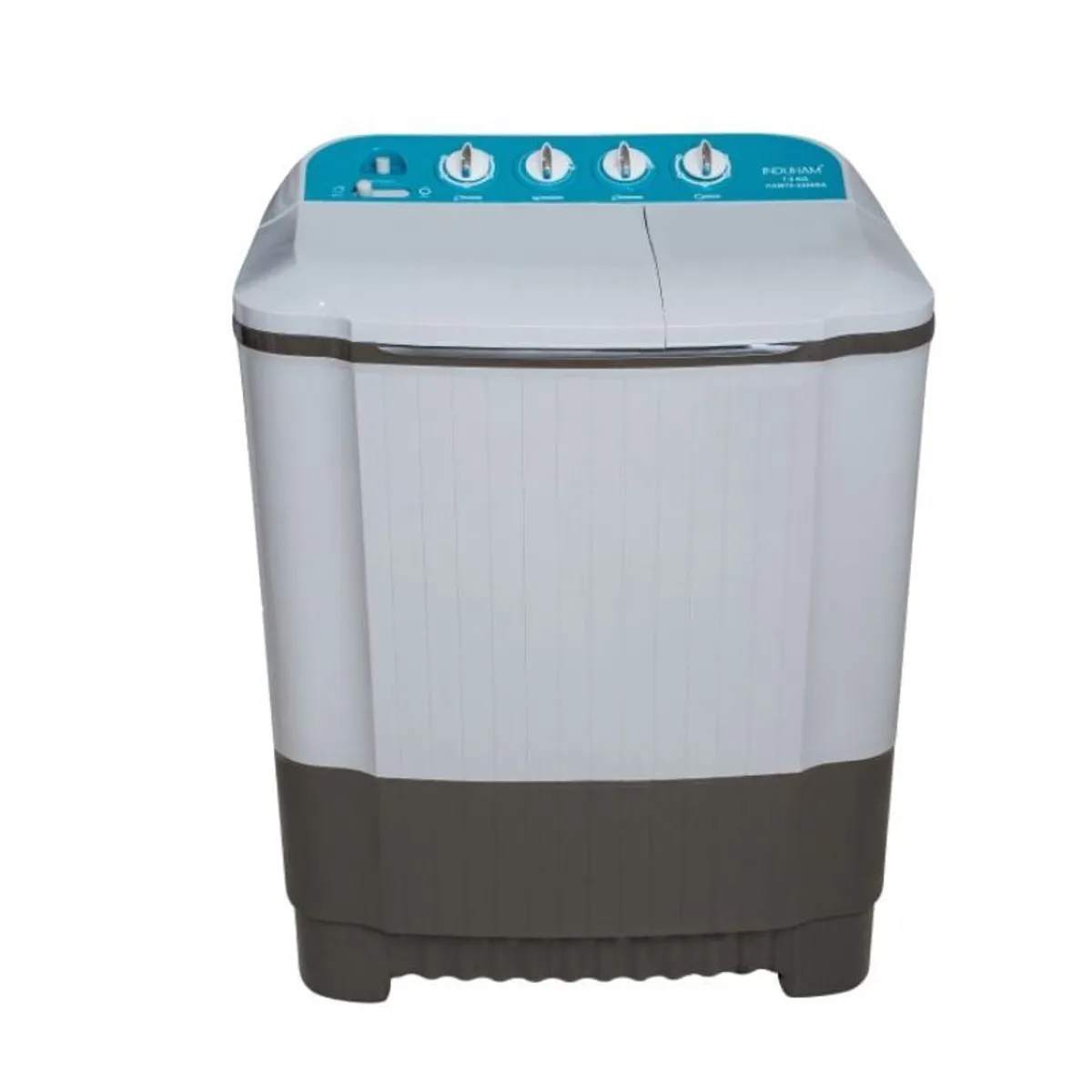 INDUHAM - LAVADORA SEMIAUTOMÁTICA DOBLE TINA 7 KGS MARCA INDUHAM HAM70-2208SA COLOR BLANCO 110V