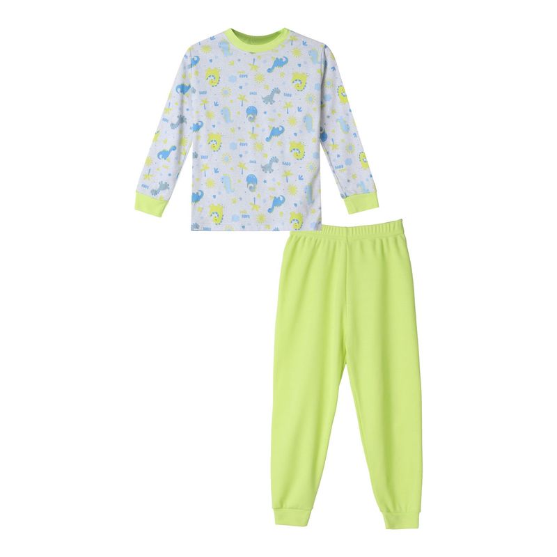 SANTANA - Pijama Niño Matías Verde Limón