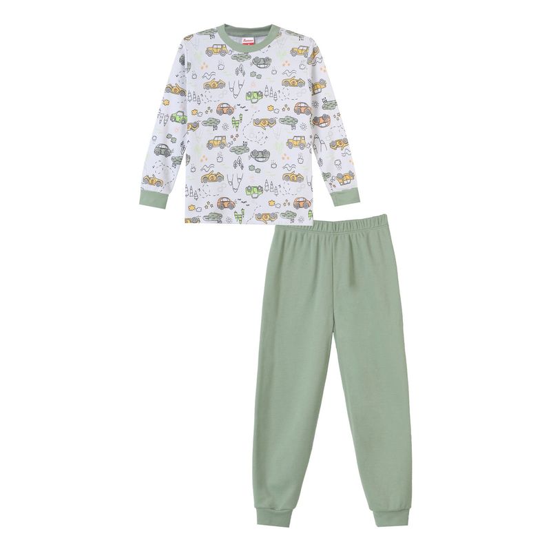 SANTANA - Pijama Niño Matías Verde Lima