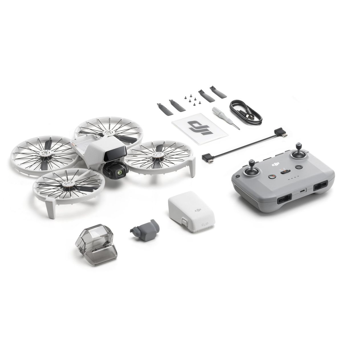 DJI - Drone Dji Flip 4k 60fps - Control Rc-n3