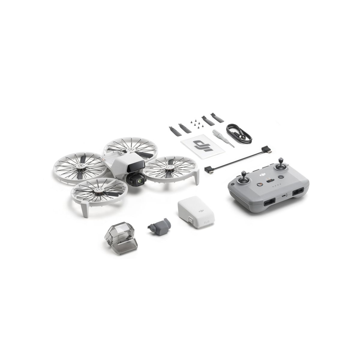 DJI - Drone Dji Flip 4k 60fps - Control Rc-n3