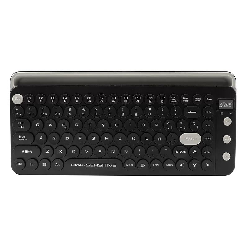 JYR TECHNOLOGY - TECLADO BLUETOOTH COMPACTO INALAMBRICO RECARGABLE
