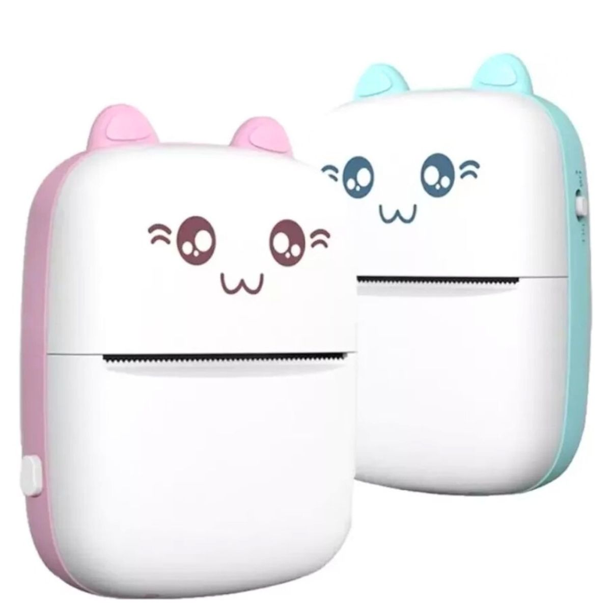 GENERICO - Mini Impresora Térmica Inalámbrico Para Celular Diseño Gato