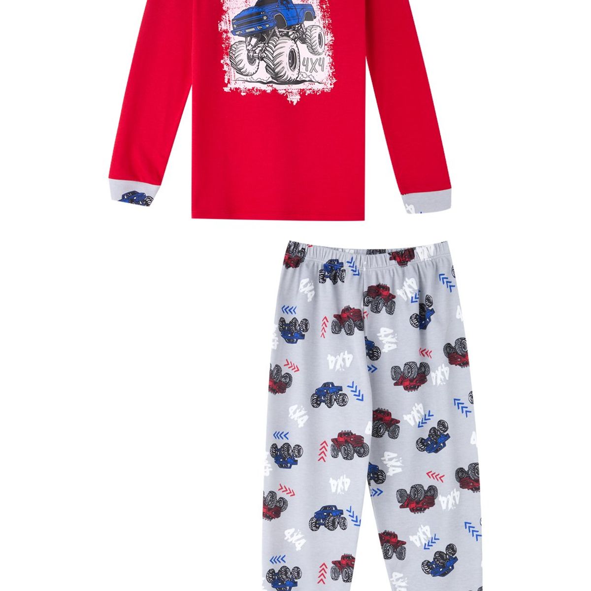 SANTANA - Pijama Niño Matías Rojo Medio