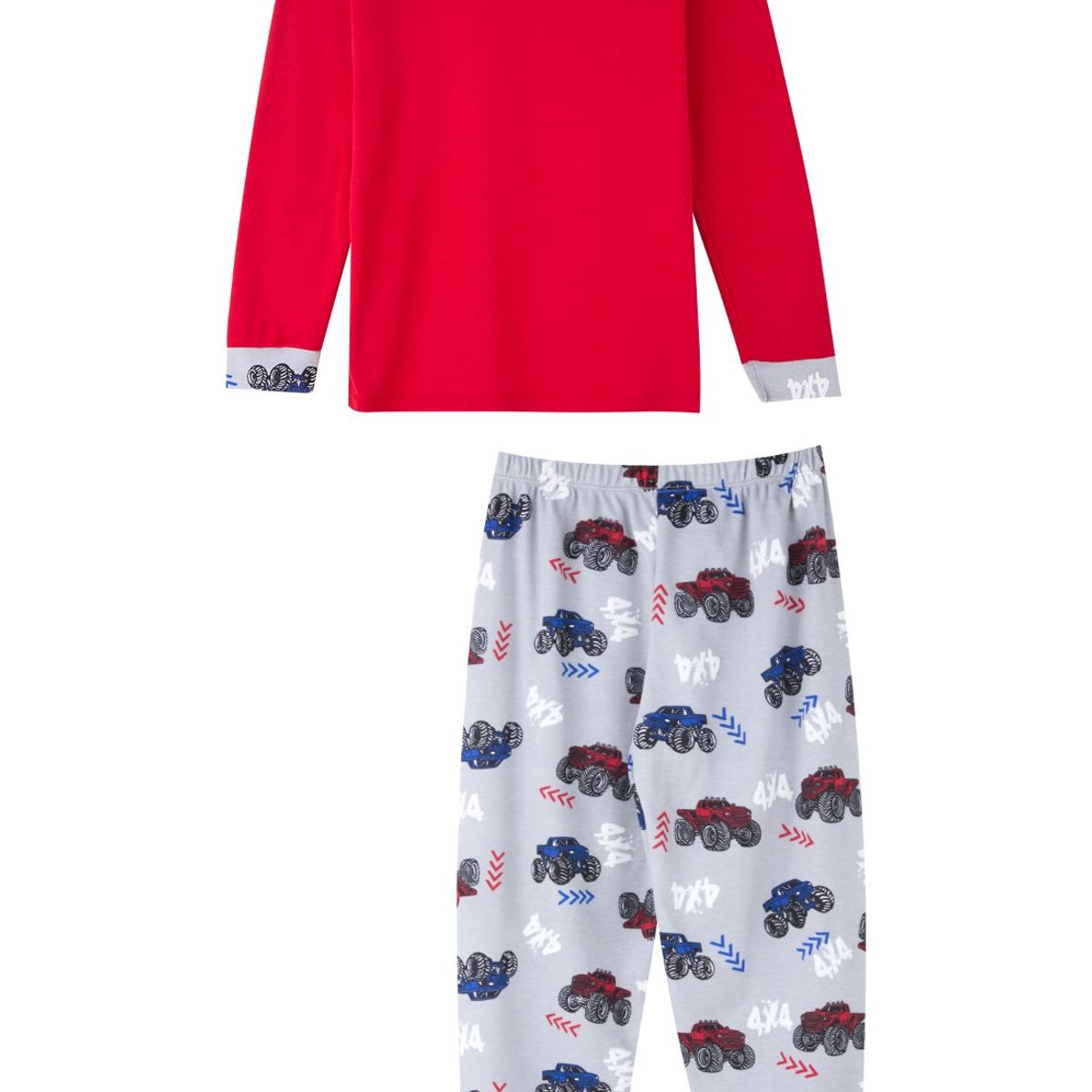 SANTANA - Pijama Niño Matías Rojo Medio