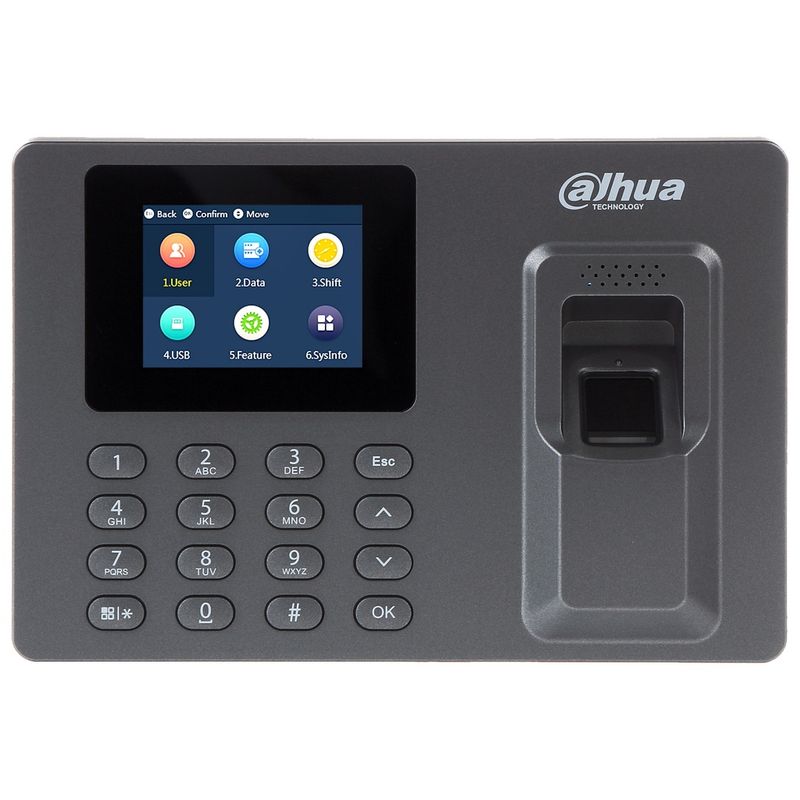 DAHUA - TERMINAL DE TIEMPO Y ASISTENCIA VERIFICACION POR HUELLA Y CONTRASEÑA