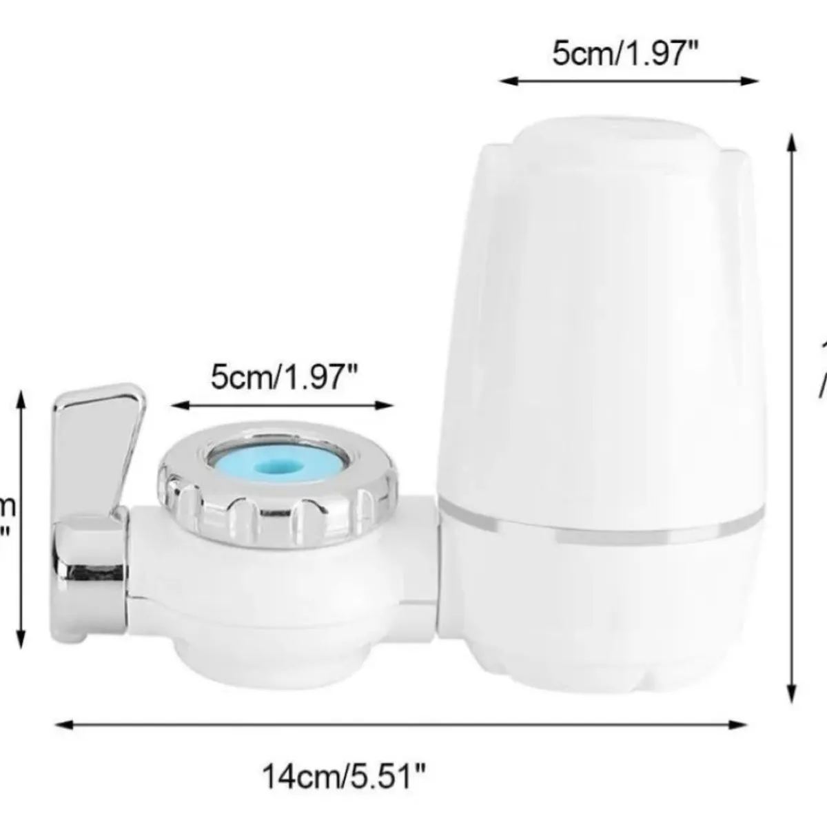 ZHOPI CO - Filtro  Para Llave Grifo Purificador de Agua Adaptable 7 Niveles