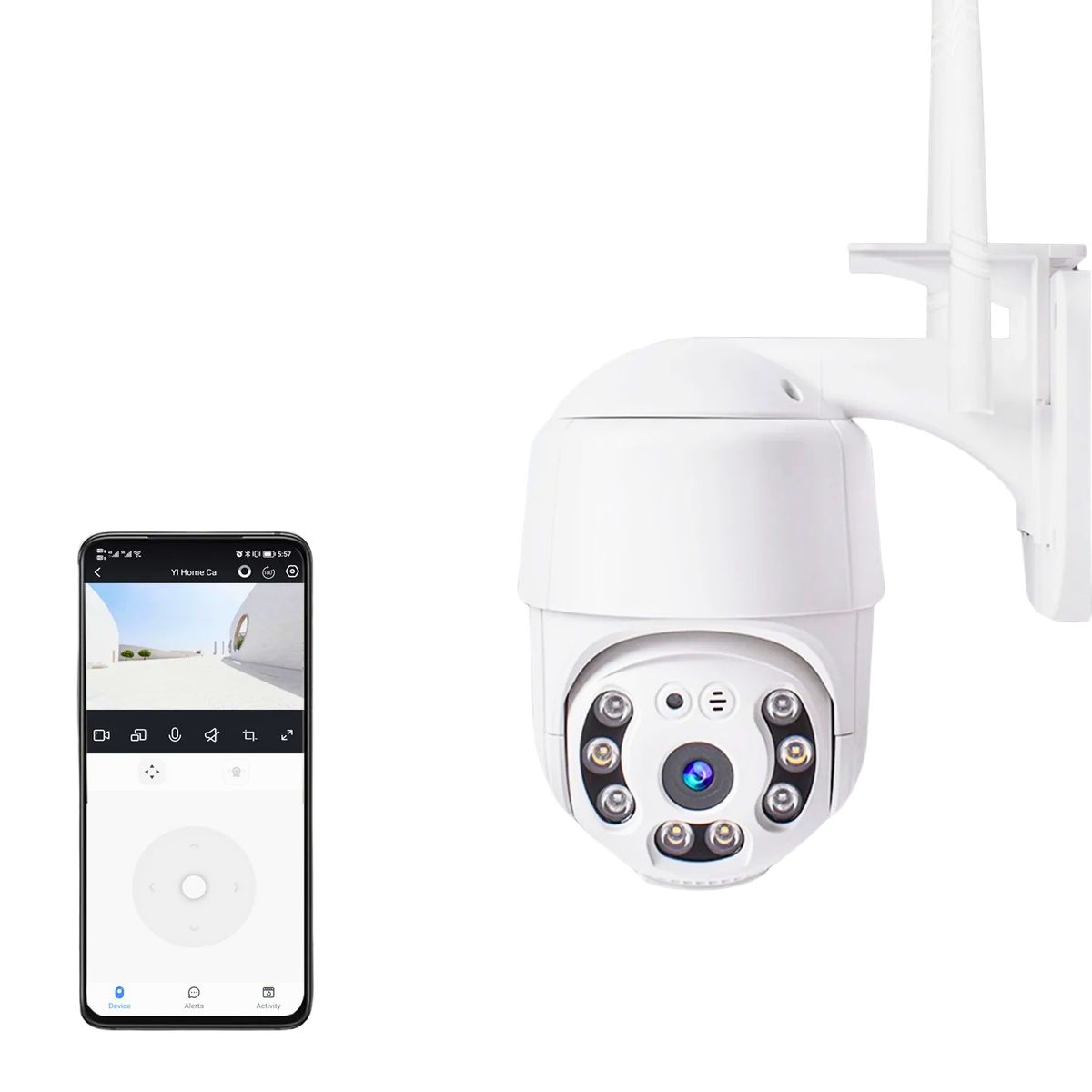 GENERICO - Cámara DE SEGURIDAD Wifi dual 24G5G 2MP