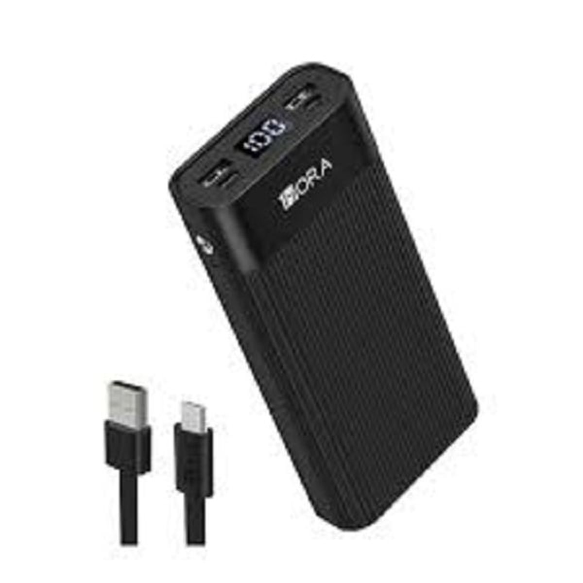 1HORA - BATERIA POWERBANK 1HORA NEGRA 20000mAh 21A