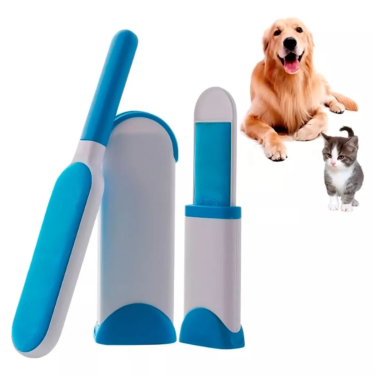 GENERICO - Cepillo Removedor De Pelo Y Pelusas Mascotas Perros Y Gatos