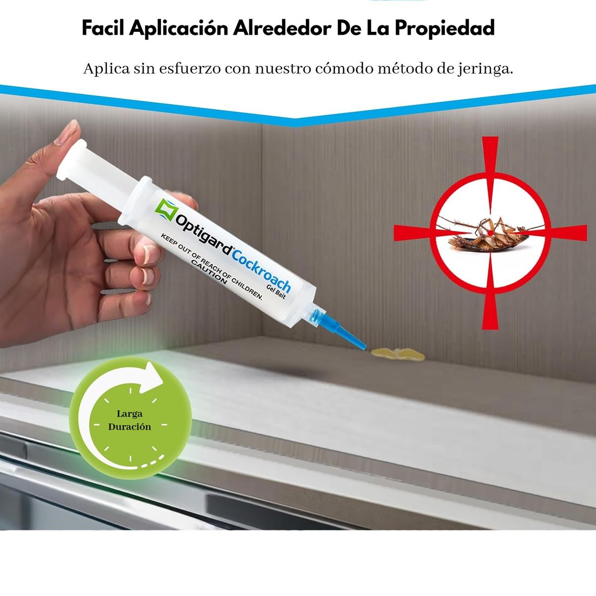 GENERICO - Insecticida En Tubo Cebo En Gel Para Matar Cucarachas Advion