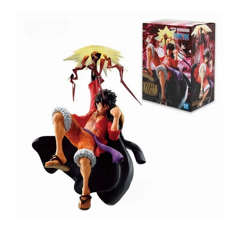 BANPRESTO - Figuras De One Piece Monkey D Luffy Ataque Bandai 20 cm