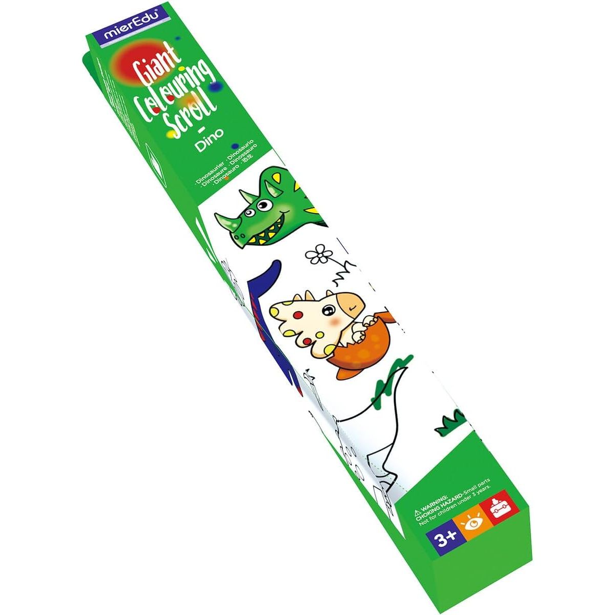 GENERICO - ROLLO PARA COLOREAR GIGANTE PARA NIÑOS - DINOSAURIOS