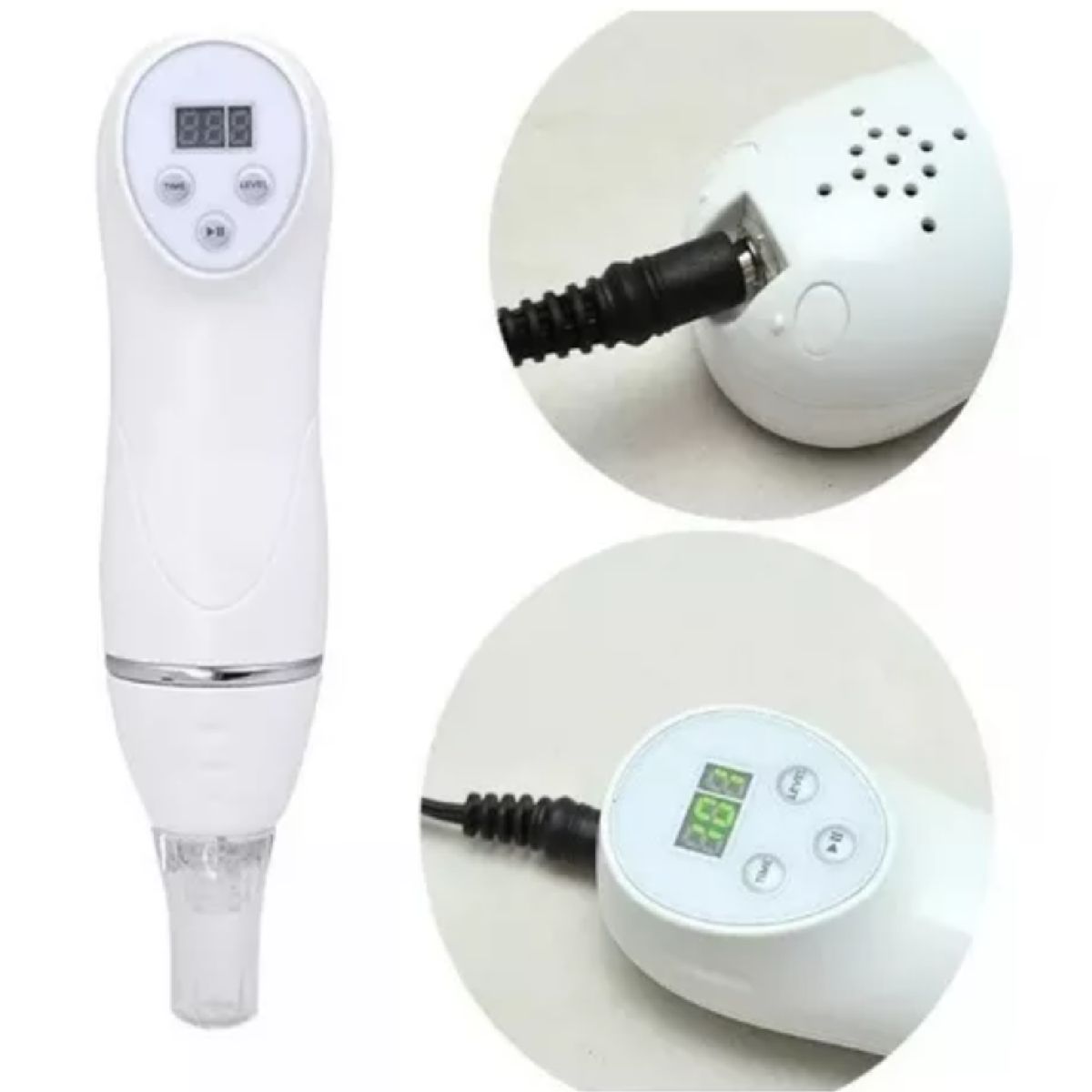 GENERICO - DIAMOND PEELING MICRODERMOABRASION FACIAL CON ESTUCHE Y BOQUILLAS