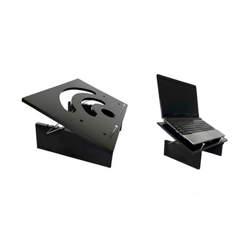 GENERICO - Base Elevador En Madera  elegante Soporte Portátil Laptop