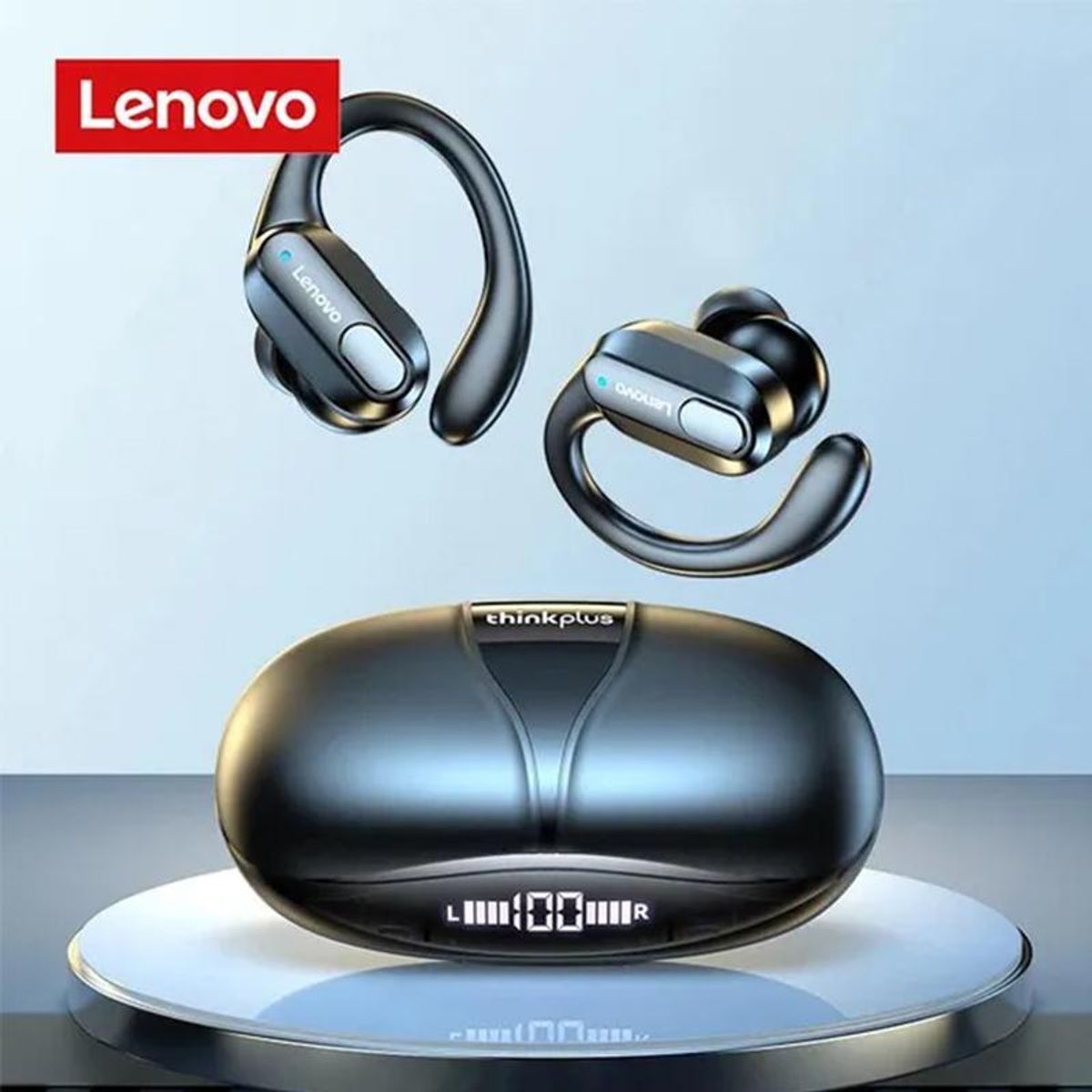 LENOVO - Audífonos Deportivos Inalámbricos Lenovo Xt80 Bluetooth 5.3 negros