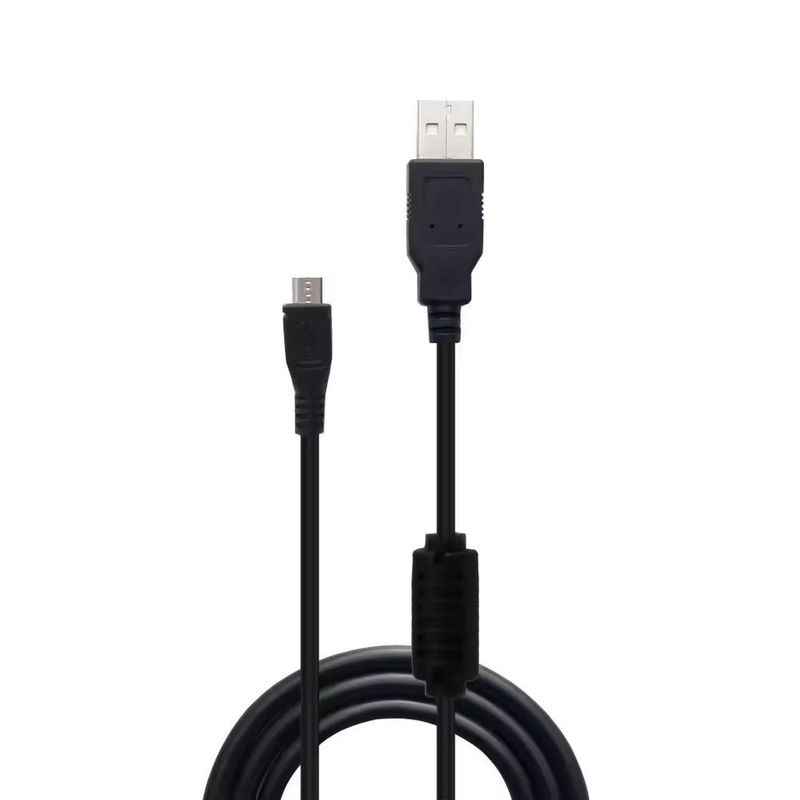 GENERICO - Cable De Carga Control Ps4 1.8 Metros Negro Nuevo.