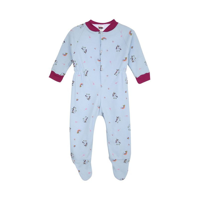 SANTANA - Pijama Enteriza Bebé Morado