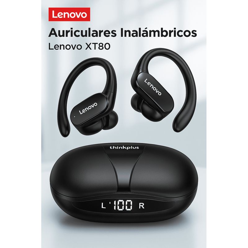 LENOVO - audifonos de iphone Lenovo Xt80 en combo dos unidades