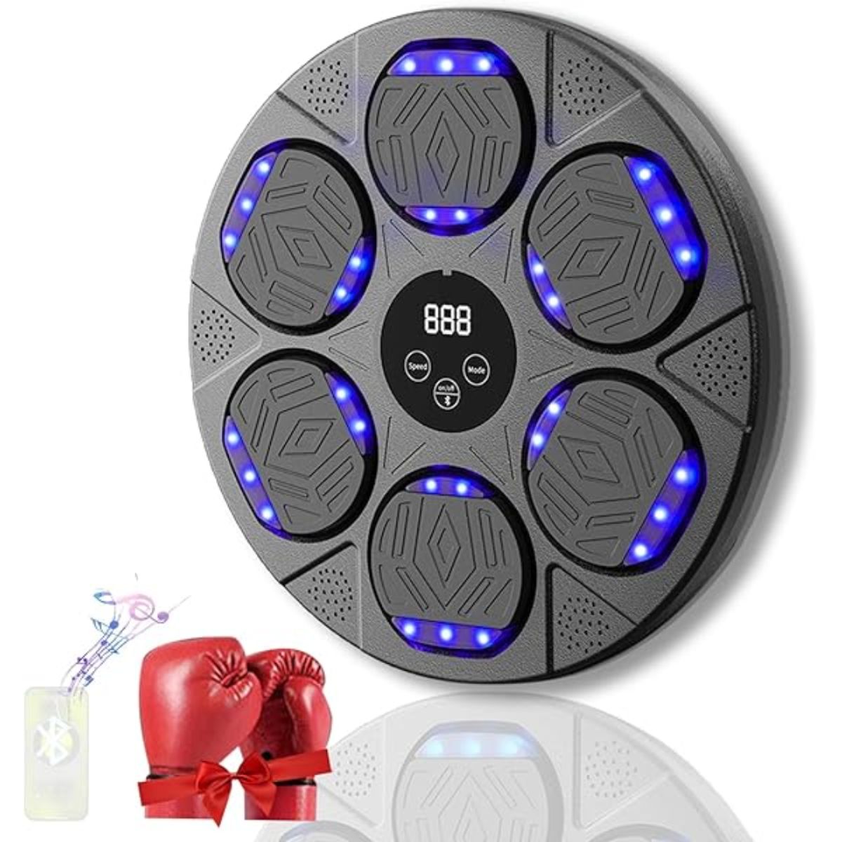 GENERICO - Máquina de Boxeo de Pared para Adultos Bluetooth + Guantes Gym