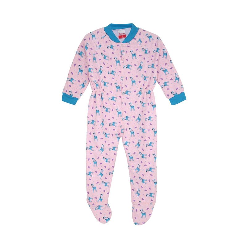 SANTANA - Pijama Enteriza Niña Rosado