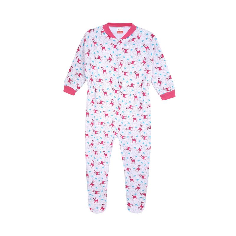 SANTANA - Pijama Enteriza Niña Magenta